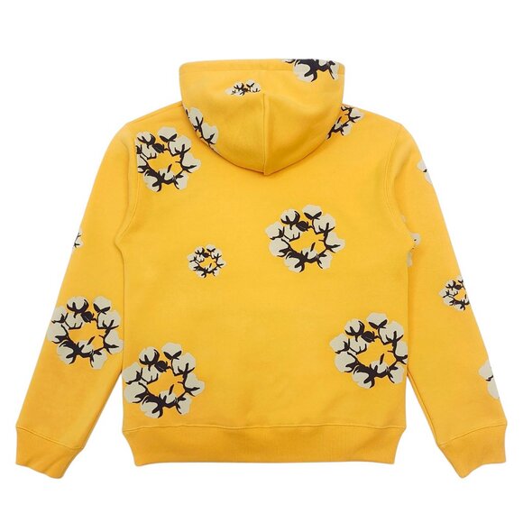 Denim Tears x CPFM Cactus Tears Wreath Hoodie Sweatshirt Yellow - Picture 2 of 3